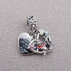 PANDORA Disney Winnie the Pooh & Piglet Double Dangle Charm